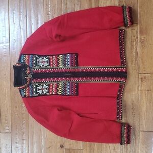 Icelandic designs wool Nordic jacket